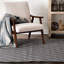 Tapis intérieur / extérieur à motif géométrique gris granite Lipman-32248710
