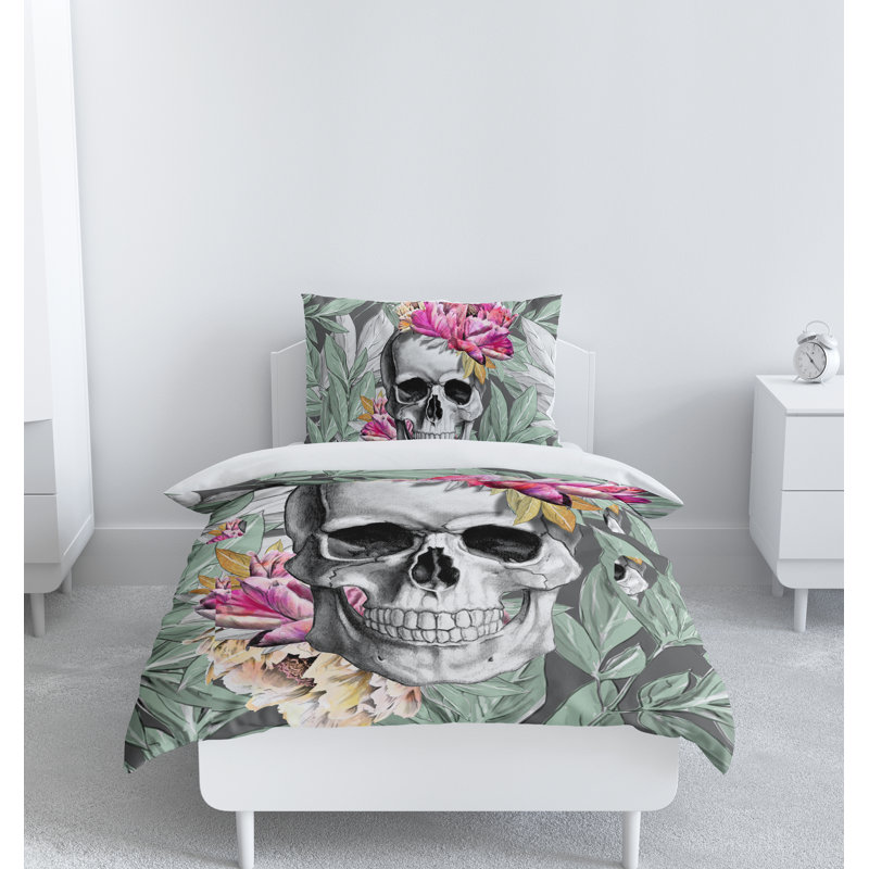 Modern & Contemporary Polyester Duvet Cover, Twin Duvet Cover + 1 Queen Sham
