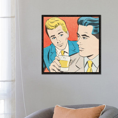 Flirt by Joseph McDermott - Print on Canvas