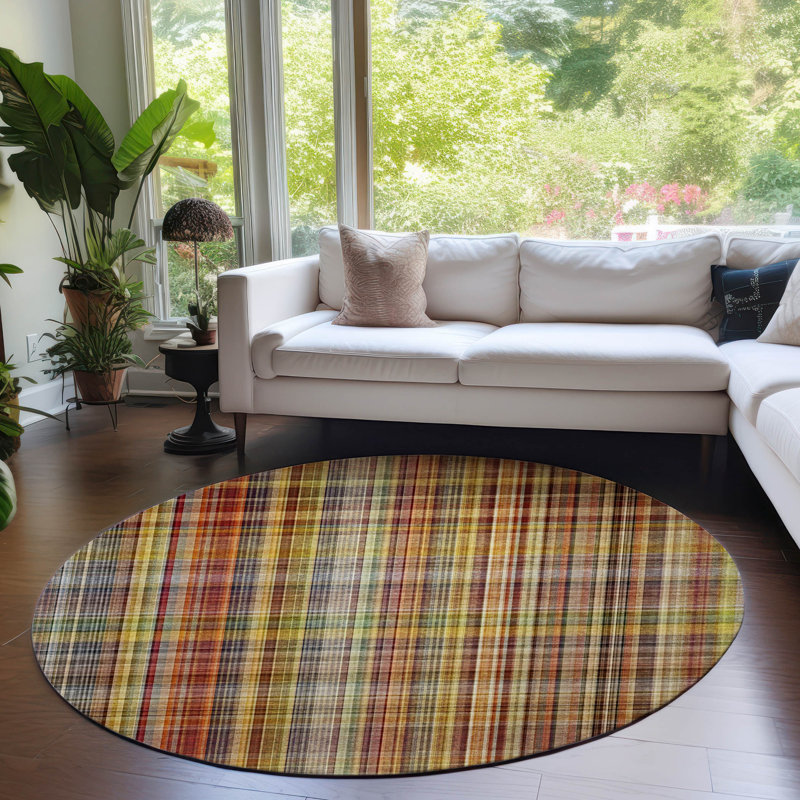 Tapis intérieur / extérieur Kinslee, Rond 8 pi
