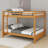 Queen Size Bunk Bed With Ladder-302813099