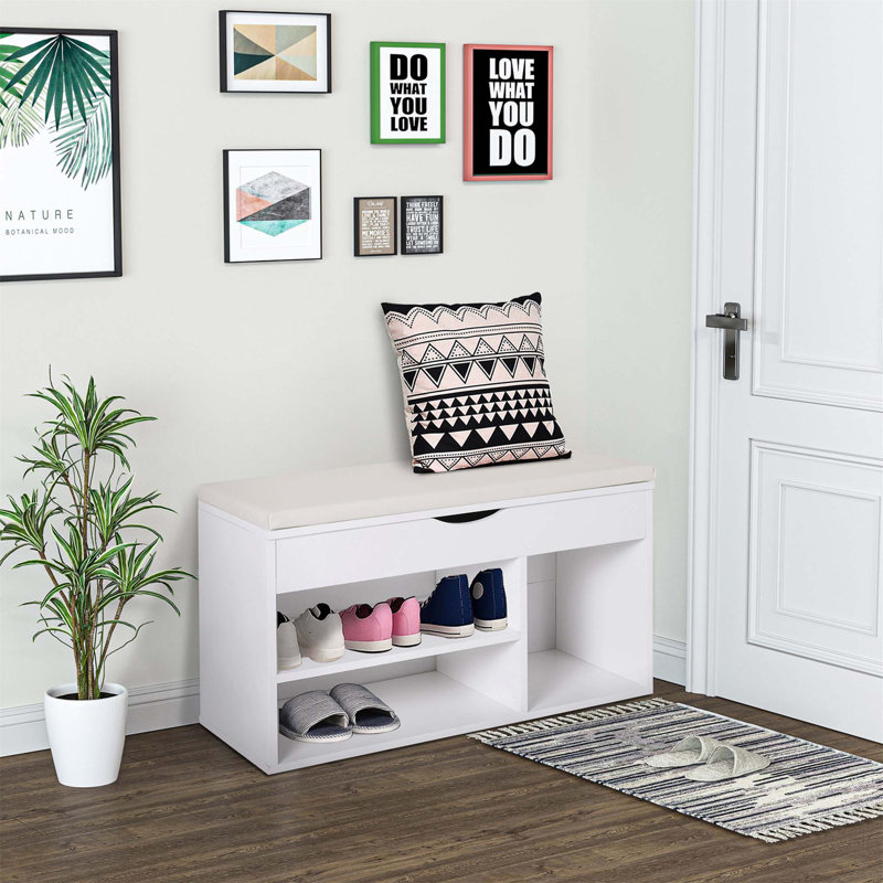 8 Pair Shoe Storage Bench