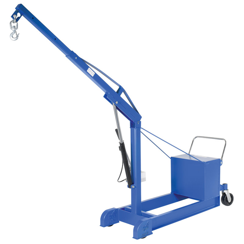 Grue de plancher à contrepoids, H 102 po x l 29 po x P 145,25 po