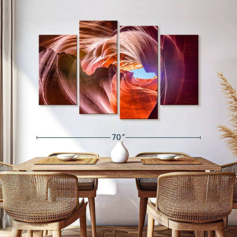 Alvord tourbillon supérieur Antelope Canyon, H 42 po x l 68 po