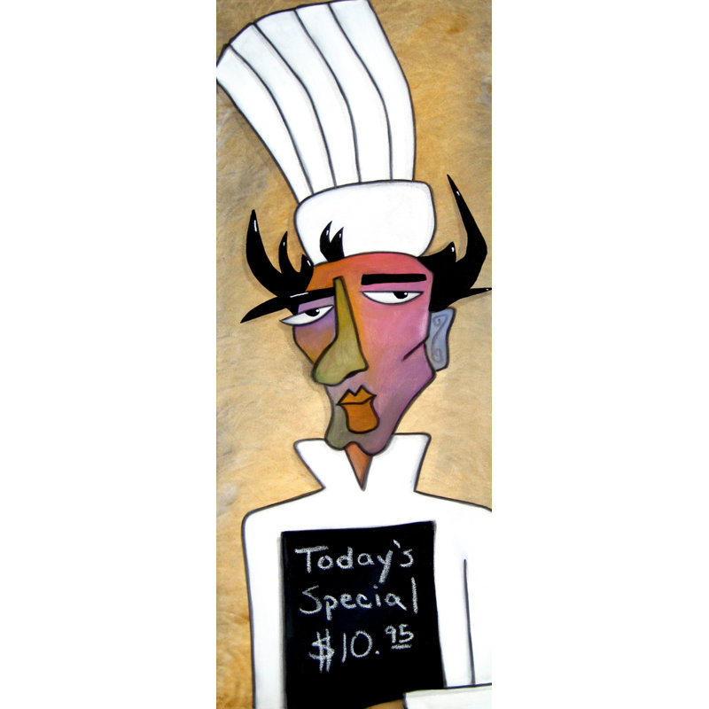 «Special Sauce» par FidoStudio - impression d'art graphique, H 36 po x l 12 po x P 1,5 po, Toile tendue