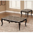 Johniston 2-pcs Marble Top Living Room Table Set