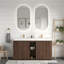 Grand lavabo de salle de bain indépendant, lavabo blanc intégré-195983427-195983436