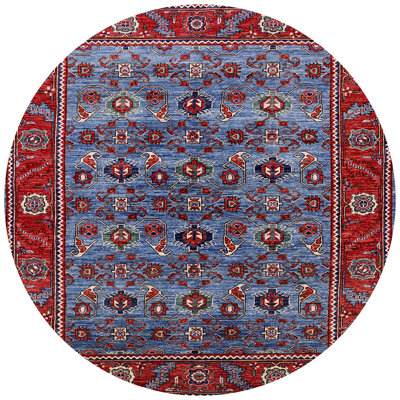 Tapis oriental bleu / rouge Gately