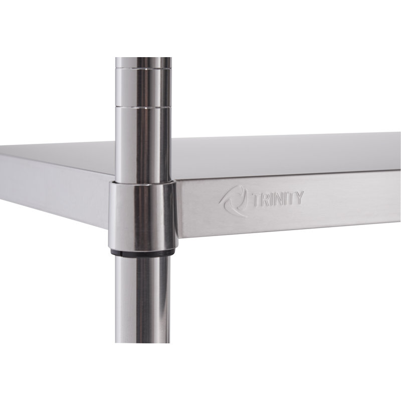 Reck Metal Prep Table, 34.7" H x 72" W x 24" D