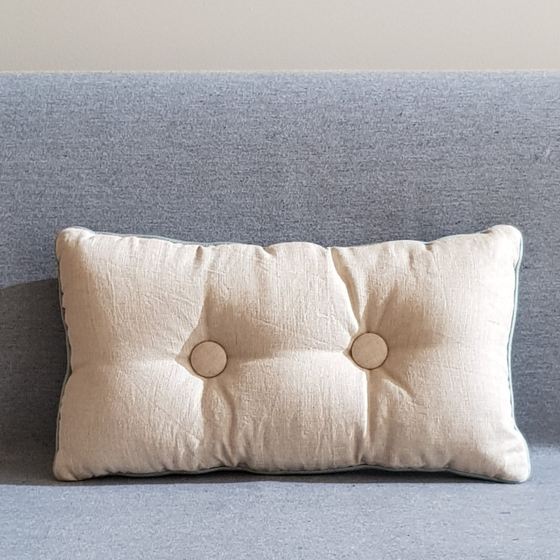Sammy Rectangular Cushion, Mint Blue