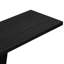 Console avec placage naturel, look minimaliste élégant pour n'importe quelle pièce, large plateau de table, base en V robuste, table en placage de bois facile à assembler, chambre à coucher de conception moderne, espace de présentation généreux,-1376624243