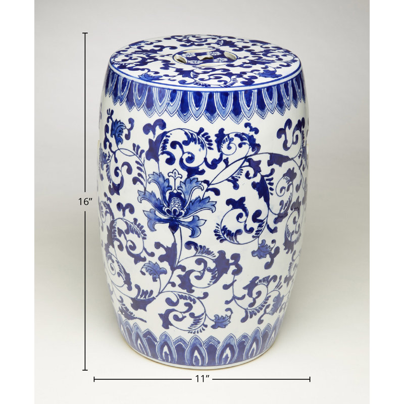 Tabouret de jardin en céramique Huron