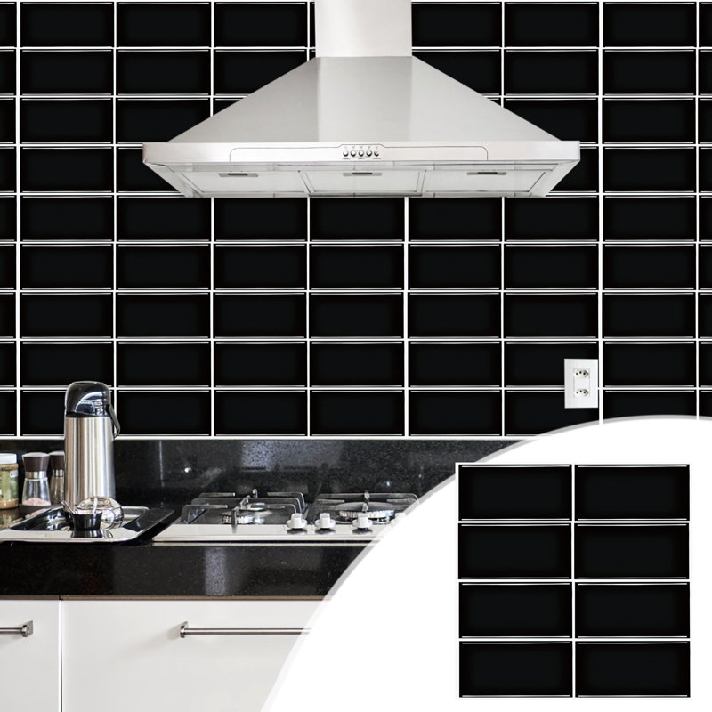 3D Simulation Wall Stickers Self-stick Kitchen Bathroom Decor