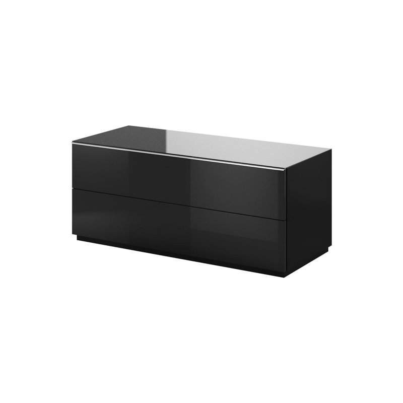 Darrey Unfinished TV Stand for TVs up to 60", Black
