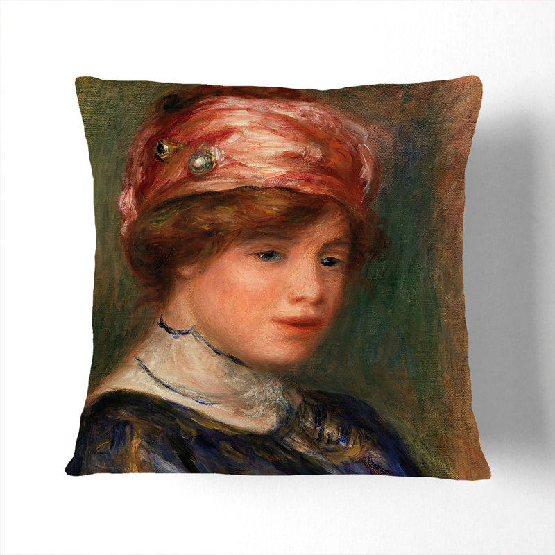 Portrait of a Woman Vol.2 Scatter Cushion, 40cm H x 40cm W x 15cm D