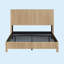 Grand lit plateforme en bois-286794685
