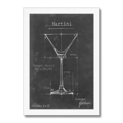 Barware Blueprint V 1 Piece Painting