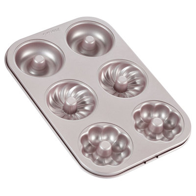Chefmade 6 Cavity Donut Mold Cake Pan