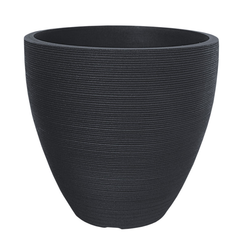 Pot de fleurs en plastique ahnia, H 15,3 po x l 15,3 po x P 15,3 po