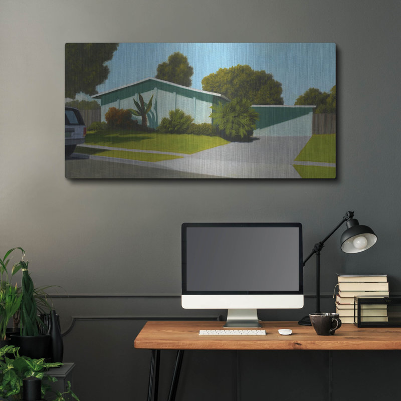 «Ventura» par Rick Monzon, art mural en métal, 48 po x 24 po