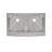 Rivage 36 x 22 Dual Basin Apron Kitchen Workstation Sink