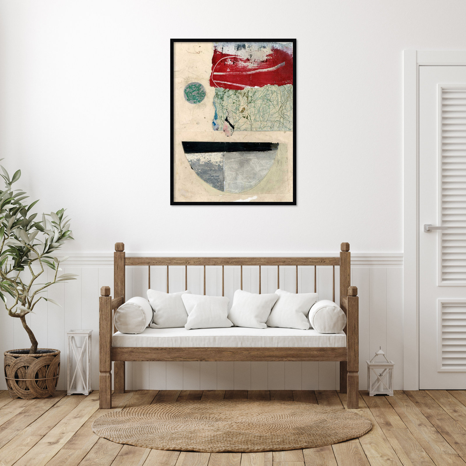 Fresno "Natural Elements No. 2" Print, 41" H x 31" W, Black