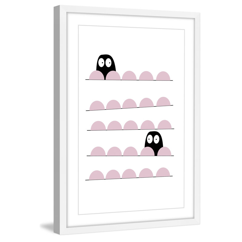 «Hiding in Pink», reproduction encadrée, H 36 po x l 24 po x P 1,5 po