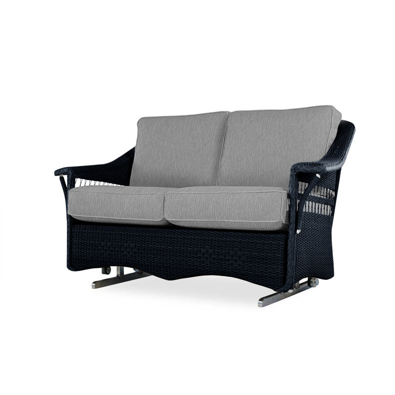 Nantucket Outdoor 2 - Seat Loveseat, Decorline Natural, Ebony