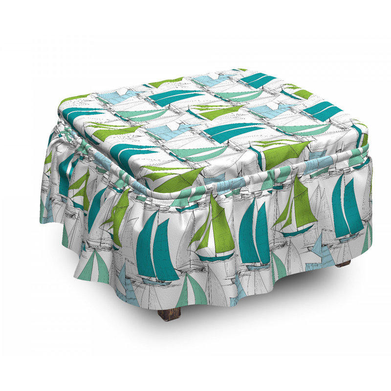 Housse pour repose-pieds voilier bateau