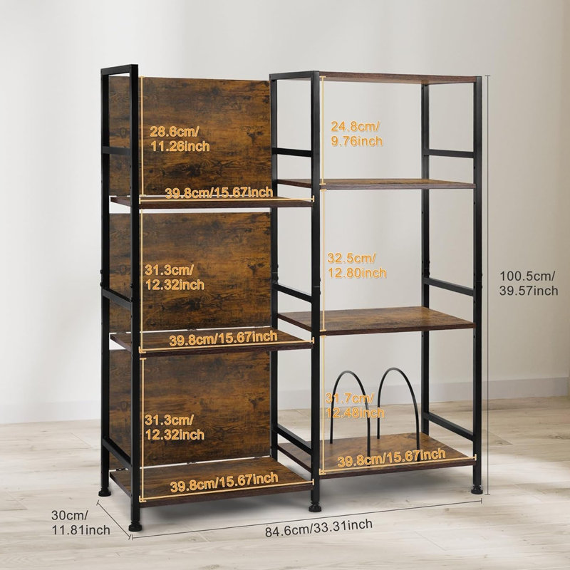 100.5cm H Media Shelves