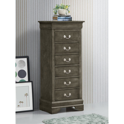 Commode à linge Louis Phillipe, gris