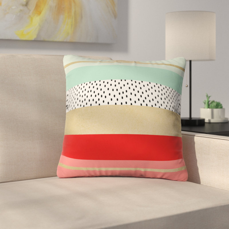 Housse et insert de coussin extérieur d'extérieur, 18 po x 18 po