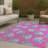 Hydrangea Love Decorative Outdoor Rug-488546233-488546232