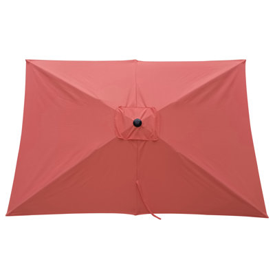 6 X 9Ft Patio Umbrella Outdoor Waterproof Umbrella With Crank And Push Button Tilt Without Flap For Garden Backyard Pool Swimming Pool Market