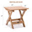 Table pliante portative rectangulaire-63325613