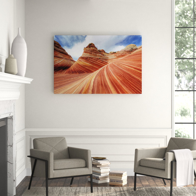 The Dunes Print, 24" H x 24" W x 2.5" D, Aluminum