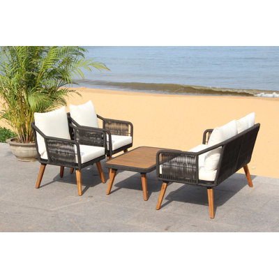 4 Piece Sofa Seating Group with Cushions