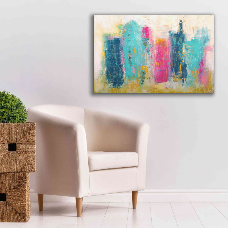 'City Dreams' by Erin Ashley, Giclee Canvas Wall Art, 40" W x 26" H x 1.5" D
