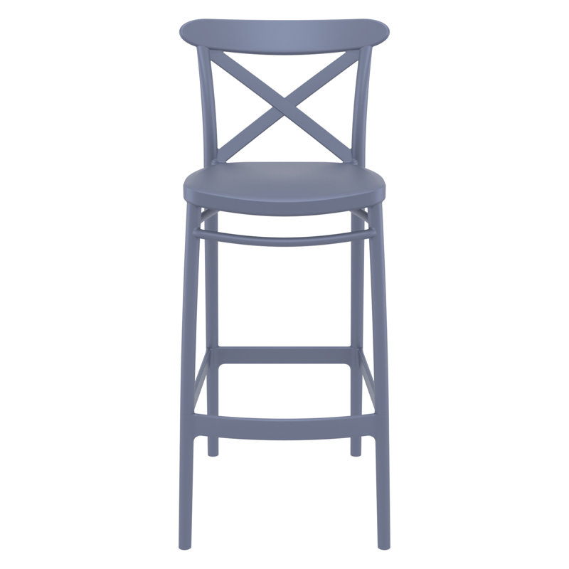 Tabouret Bijou, Gris foncé, Tabouret de bar (siège d'une hauteur de 29,5 po)