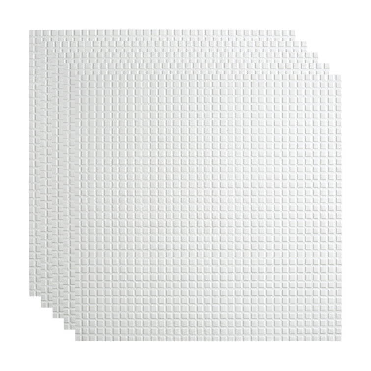 24'' L x 24'' W Textured Vinyl Drop-In Ceiling Tile