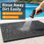 Dalles de terrasse emboîtables 12" x 12" à texture pierre, paquet de 44, gris foncé – Revêtement de sol à faire soi-même pour balcon, piscine, jardin et véranda