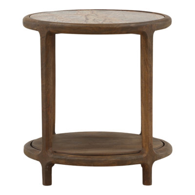 Aruna Side Table Dark Brown