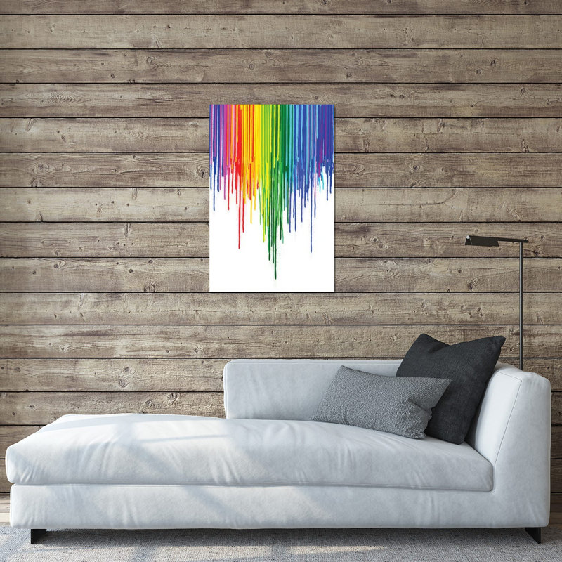 «Rainbow Gay Pride» par Notsniw Art - impression non encadrée, H 24 po x l 16 po x P 0,25 po