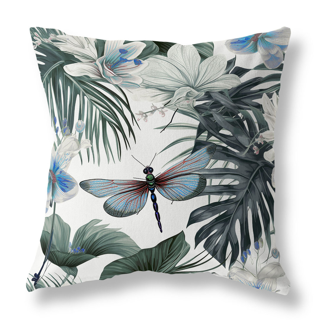 Dragonfly Dreamscape Indoor / Outdoor Square Cushion mit Füllung