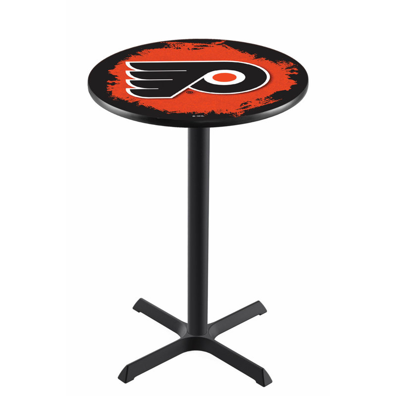NHL Pub Table, Columbus Blue Jackets, 36" H x 30" L x 30" W