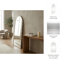 Miroir mural arqué pour salle de bain et coiffeuse Wavy-1084043974