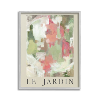 "Peinture abstraite de jardin" par Carol Robinson sur toile