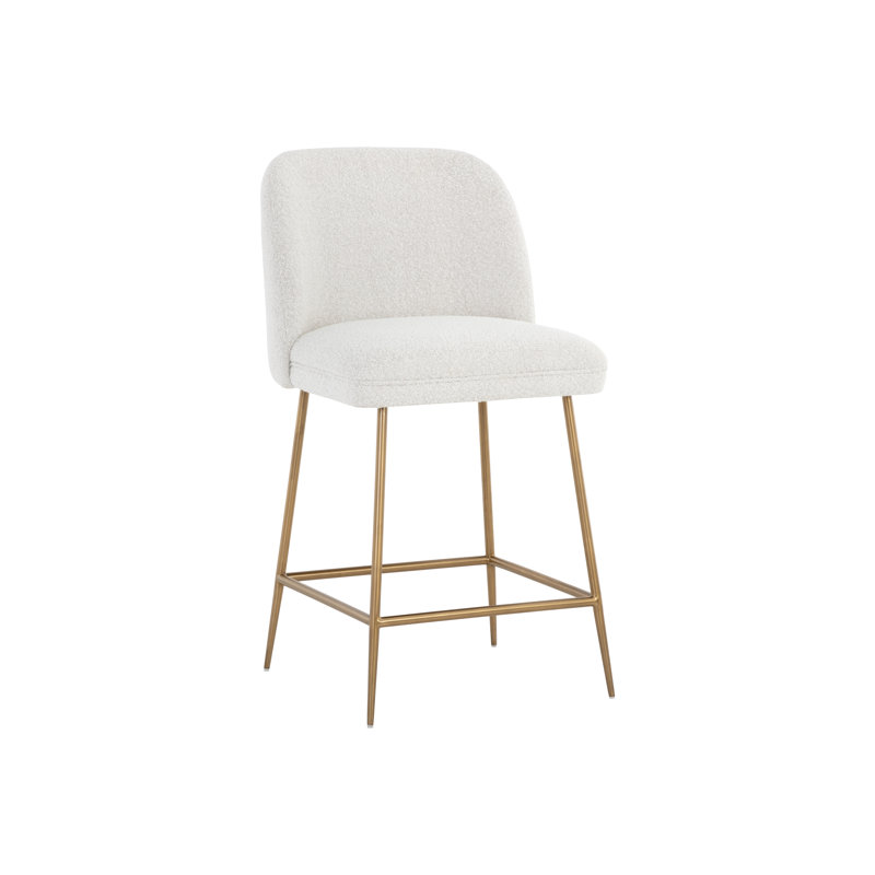 TABOURET KELTY COMPTER - DORÉ - BLANC DE COPENHAGUE - Crème