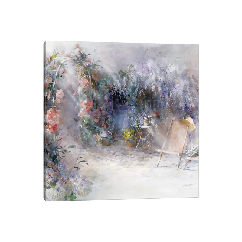 Roses And Lilacs by Willem Haenraets - Wrapped Canvas Print, 93.98 cm H x 93.98 cm W x 1.91 cm D