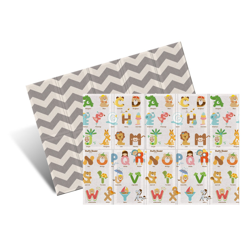 Parklon ABC and Chevron Double-Sided Folding Play Mat